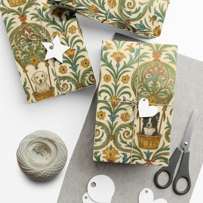Dogs in Hot Air Balloons - Gift Wrapping Paper