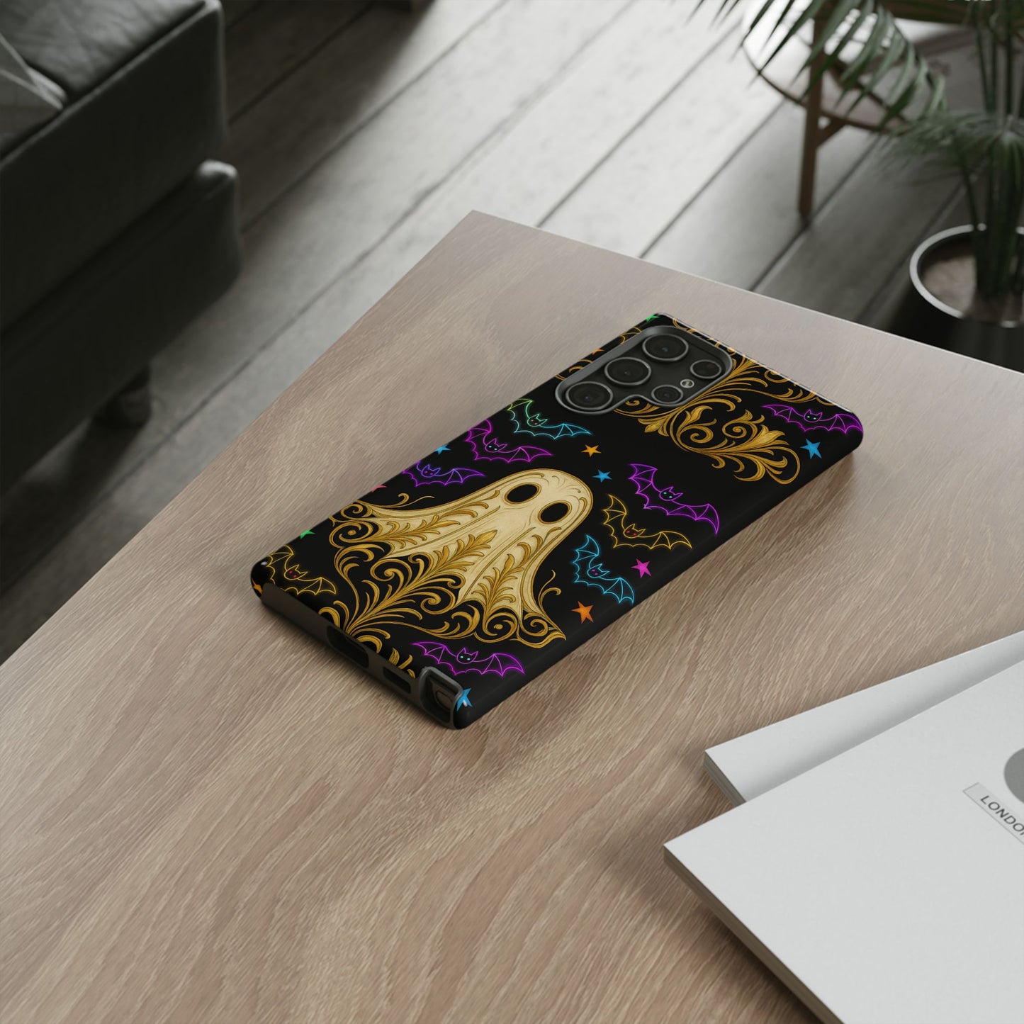 Ghost Phone Cases With Tiny Bats