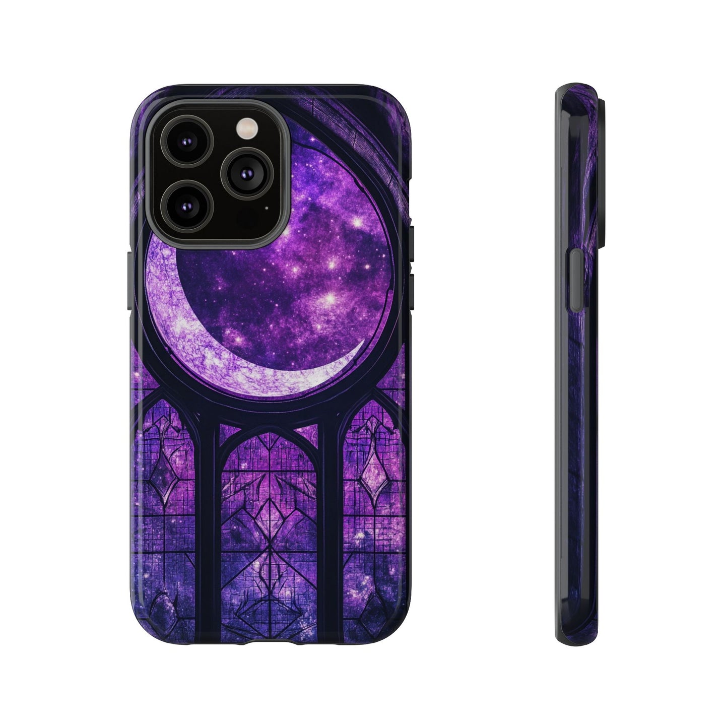 Purple Gothic Stained Glass Phone Cases