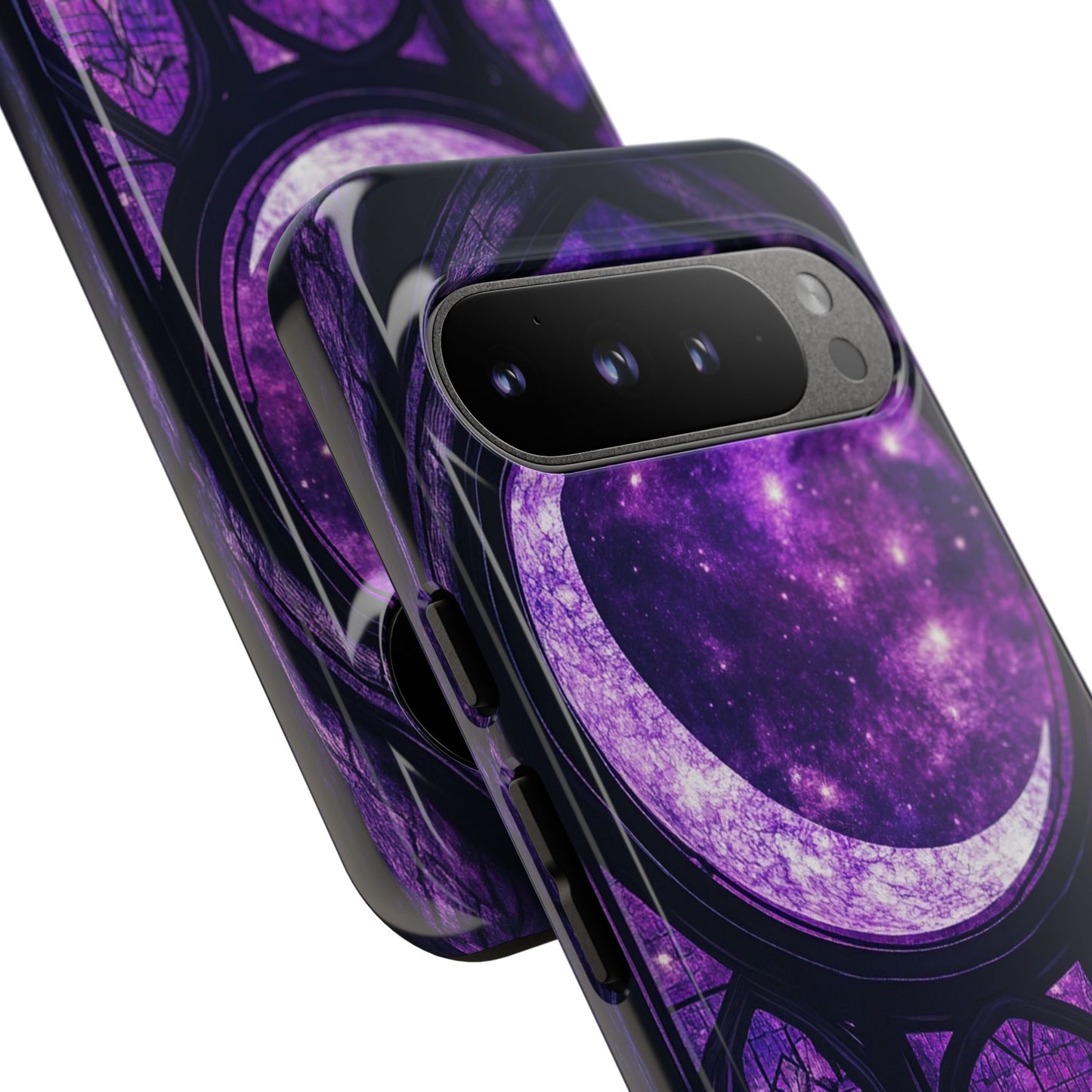 Purple Gothic Stained Glass Phone Cases