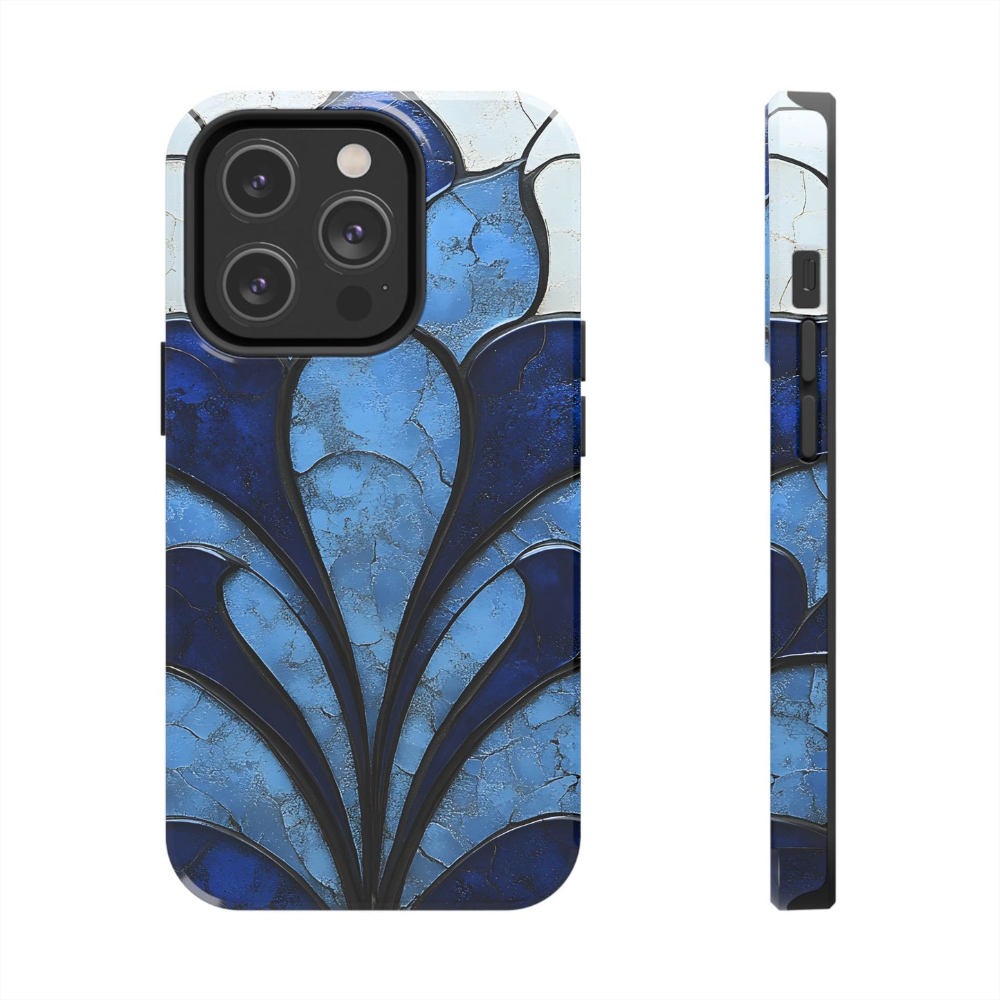 Blue Sapphire Art Deco Tough Phone Case