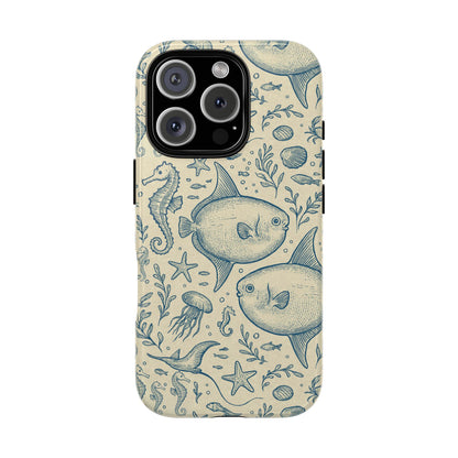Phone Case - Mola Mola Tough Case - Ocean Sunfish, Sea Theme