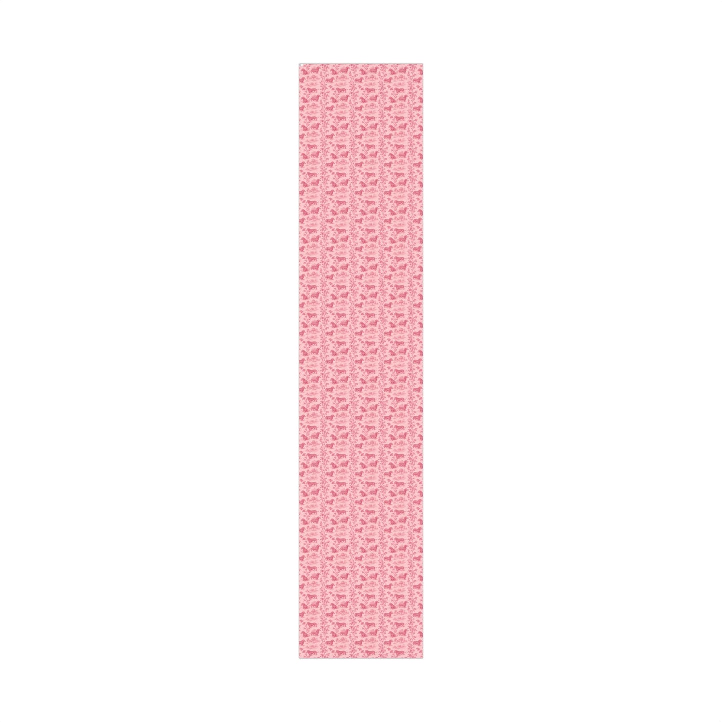 Dachshunds Gift Wrapping Paper in Pastel Pink Toile Aesthetic