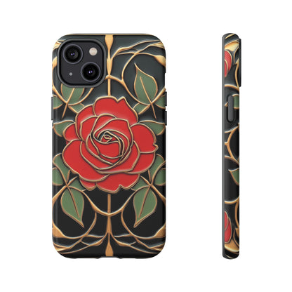 Phone Cases- Vintage Rose Art Nouveau Aesthetic