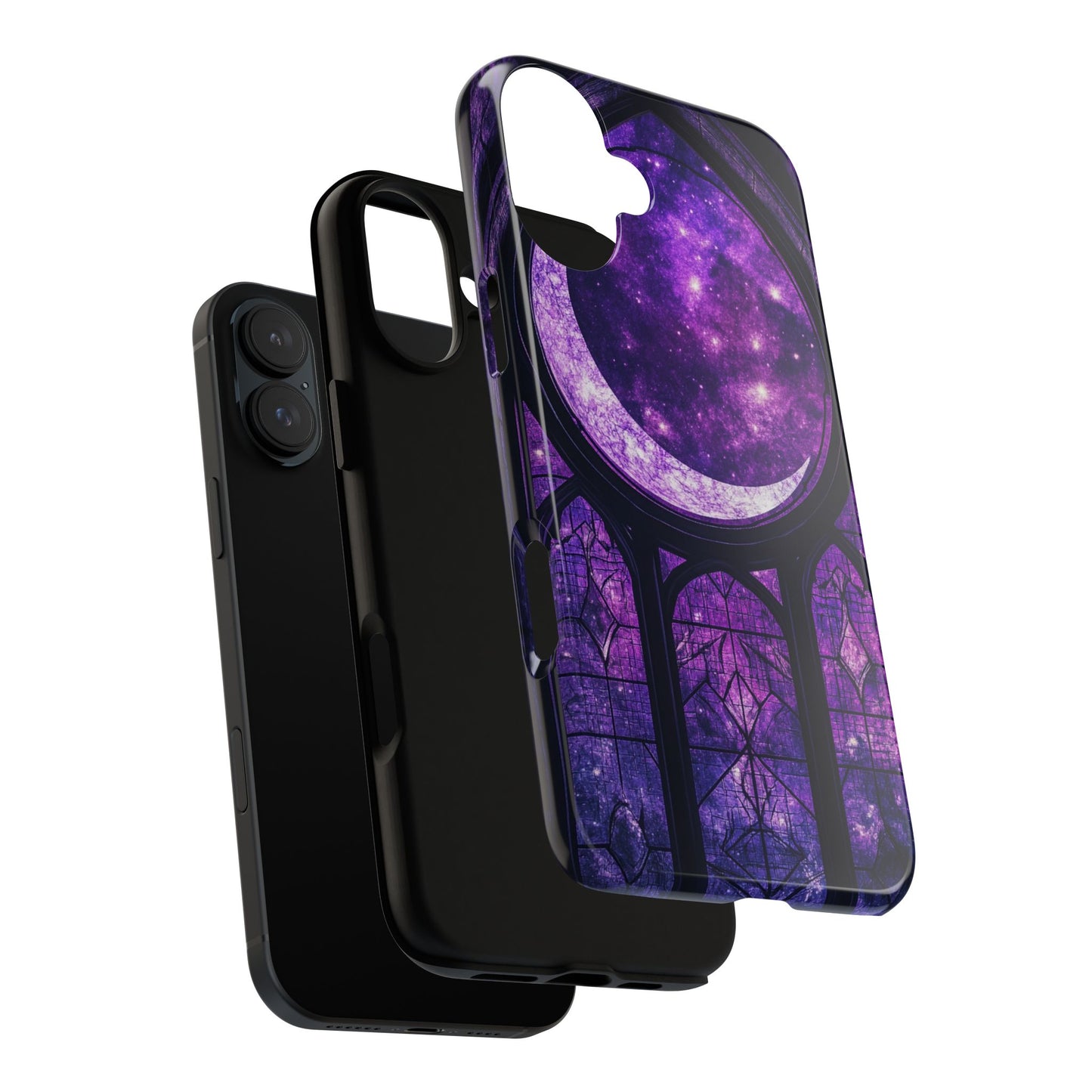 Purple Gothic Stained Glass Phone Cases
